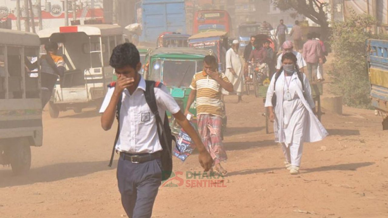 বায়ুদূষণে আজ বিশ্বে ৯ম স্থানে ঢাকা, শীর্ষে লাহোর