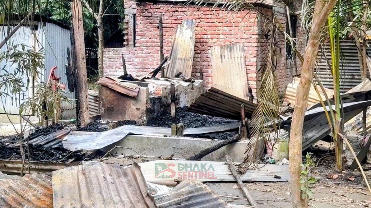 মাদারীপুরে হত্যার ঘটনায় বসতবাড়িতে হামলা