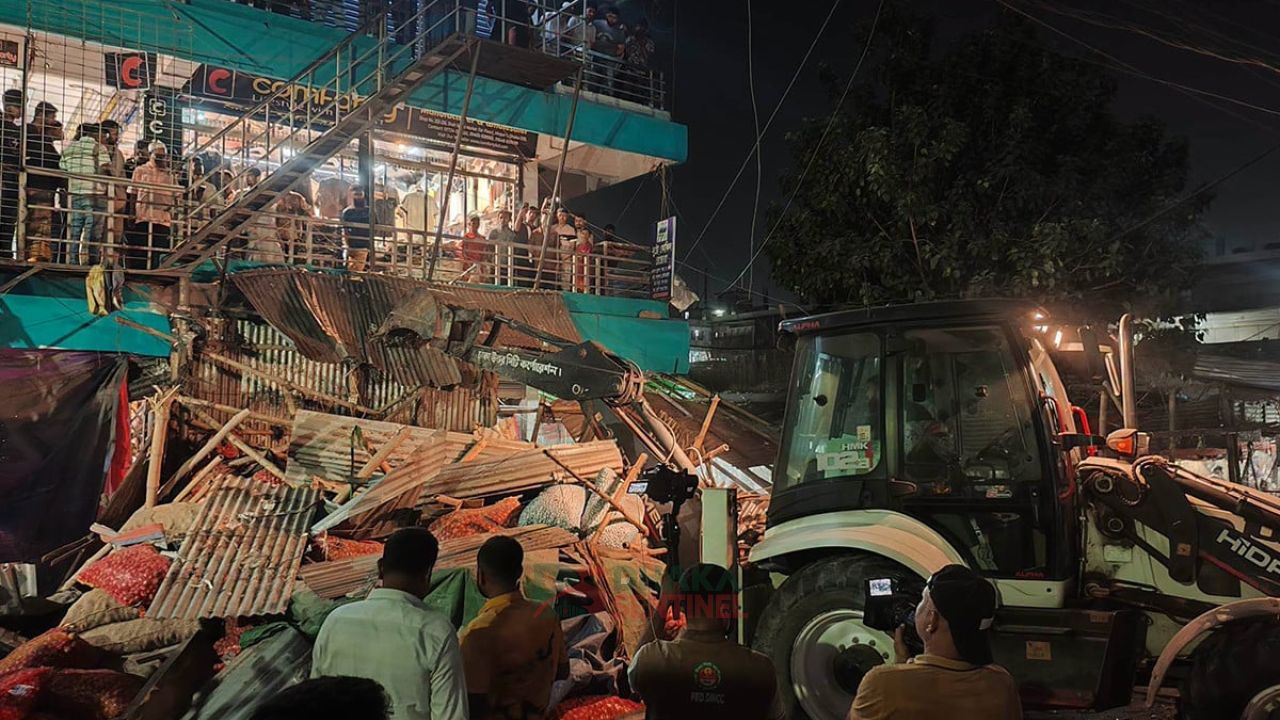 মিরপুরে উচ্ছেদের পরই দখল, সন্ধ্যায় ফের অভিযান
