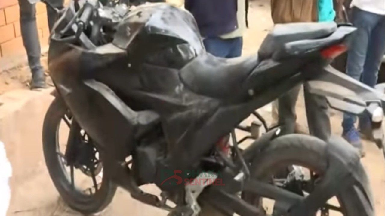 টঙ্গীর মাজার বস্তি এলাকায় তাহসিফের মোটরসাইকেল উদ্ধার